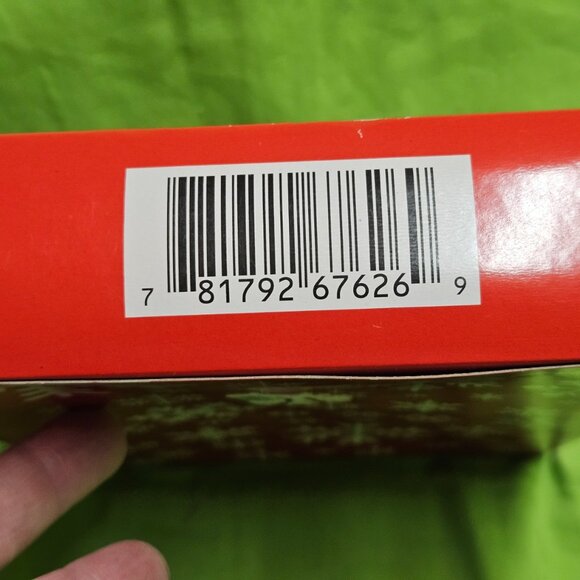 Boscovs Holiday Ornament Set Shopping Bag Lipstick High Heel Red Black Glitter - Picture 3 of 6